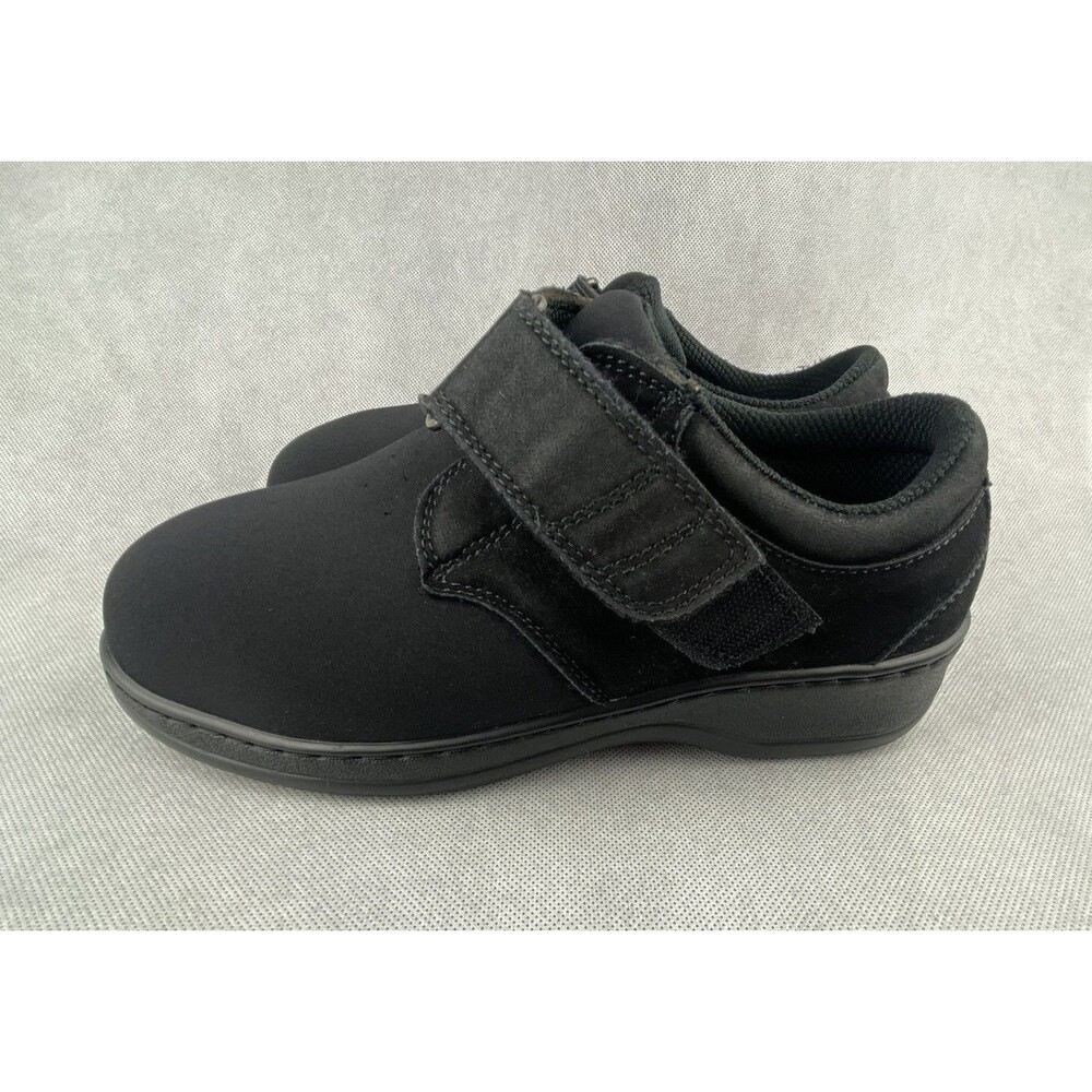 Orthofeet Women’s Wichita Size 7B Black Orthopedic Shoes 825 - Picture 4 of 11